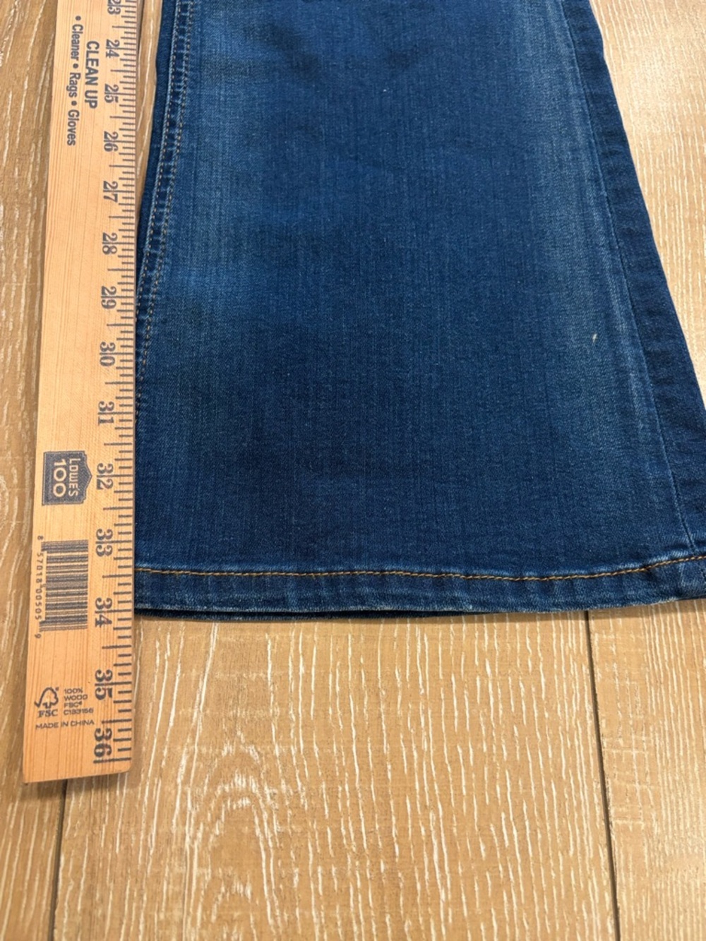 ZARA Women's Premium Denim Mid-Rise Flare Jeans - Size 8 (MEX 30) 34” inseam - Picture 5 of 9